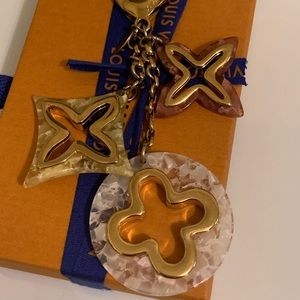 LOUIS VUITTON Pink Multicolor Insolence Key Holder